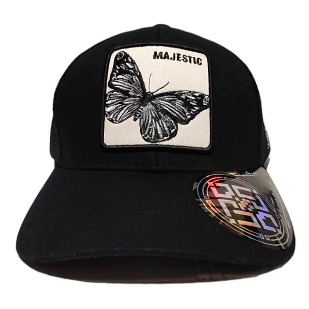 Majestic Butterfly Top Level Unisex Adjustable Trucker Hat.
