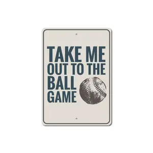 Baseball Song Sign