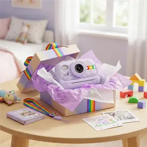 Clearance Sale S9 Instant Print Camera & 32GB HD Digital Printer - 4X More Storage Than 8GB, 2.4 in Screen, Silicone Design, Portable/Kids Camera, US FBT Warehouse 24h Delivery, Perfect Birthday Gift with Photo & Video Recording