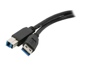 Nippon Labs USB3-3AB 3 ft. USB 3.0 Type A Male to B Male 3ft Cable for Printer and Scanner, Black