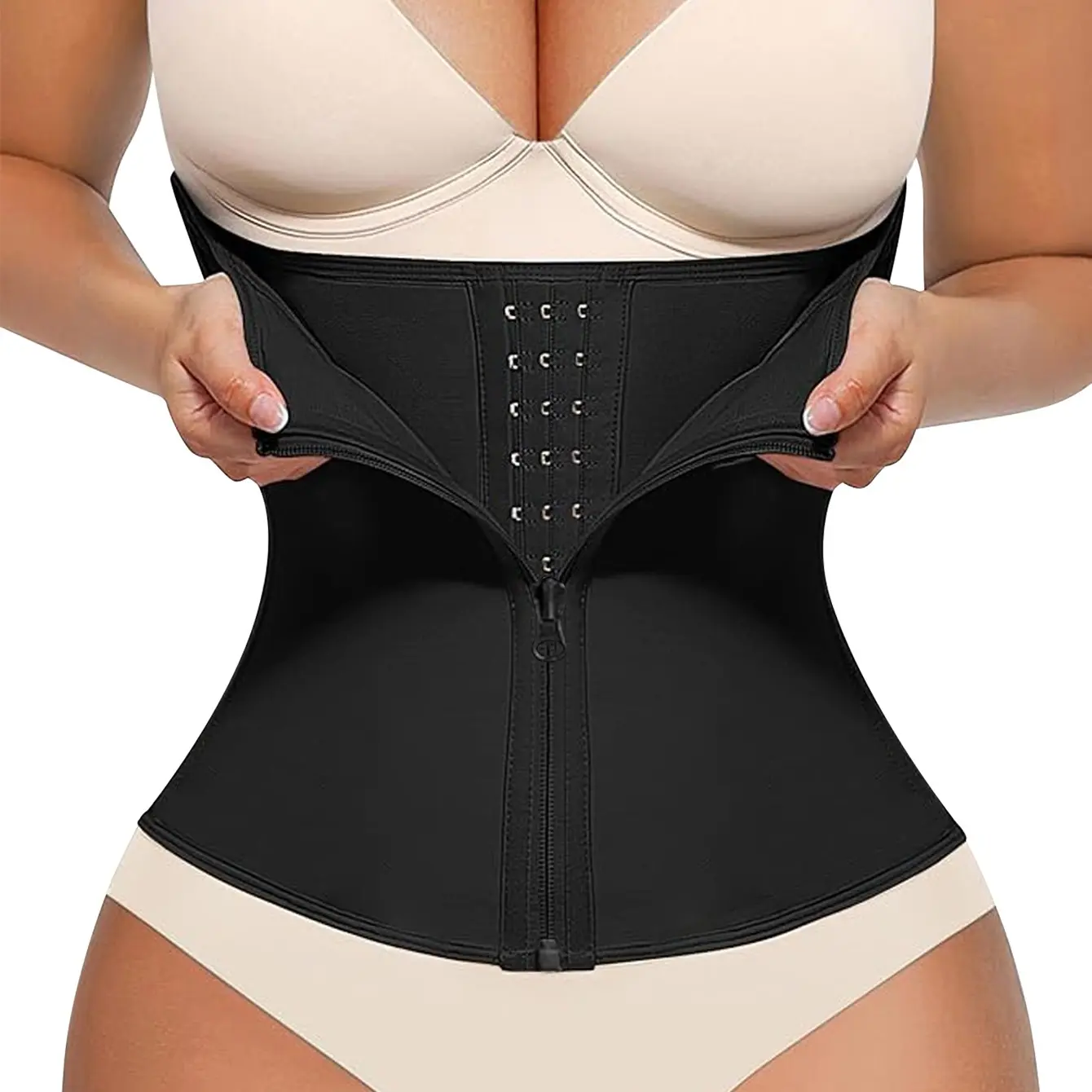 Women's Waist Trainer Belt, Abdominal Binder, Fitness Training Band, Body Shaper, Core Support, Tightening Bra, Waist Cincher, Essential, Shapewear, Basic, Compression Body Shapewear