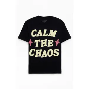 Pacsun Men's Calm The Chaos Boxy Puff Graphic T-Shirt