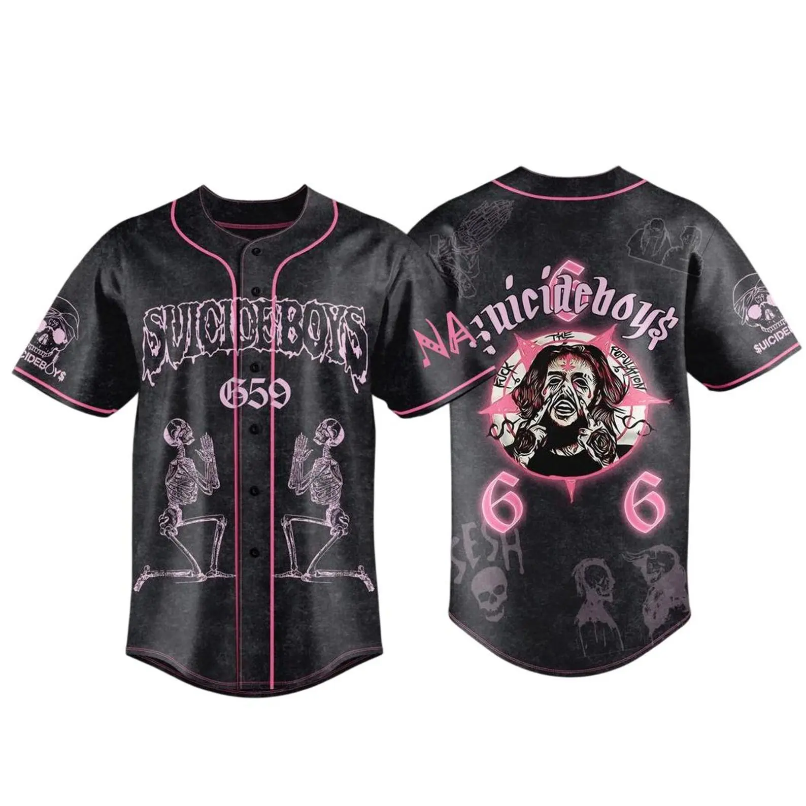 Suicideboy G59 Baseball Jersey, Personalized Suicideboy Merch Shirt, Greyday Tour Shirt, City Morgue Tshirt, Music Tour 2026 Gift
