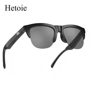 Hetoie Smart Glasses, Wireless Audio Glasses, Open Earphones, HD Calls, Intelligent HiFi Sound, Business Office Travel All-In-One, Ultra-Long Battery Life, Holiday Gift