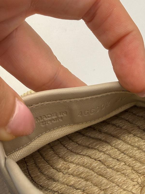 Gucci Guccissima Tan Colored Canvas Espadrilles Size 6