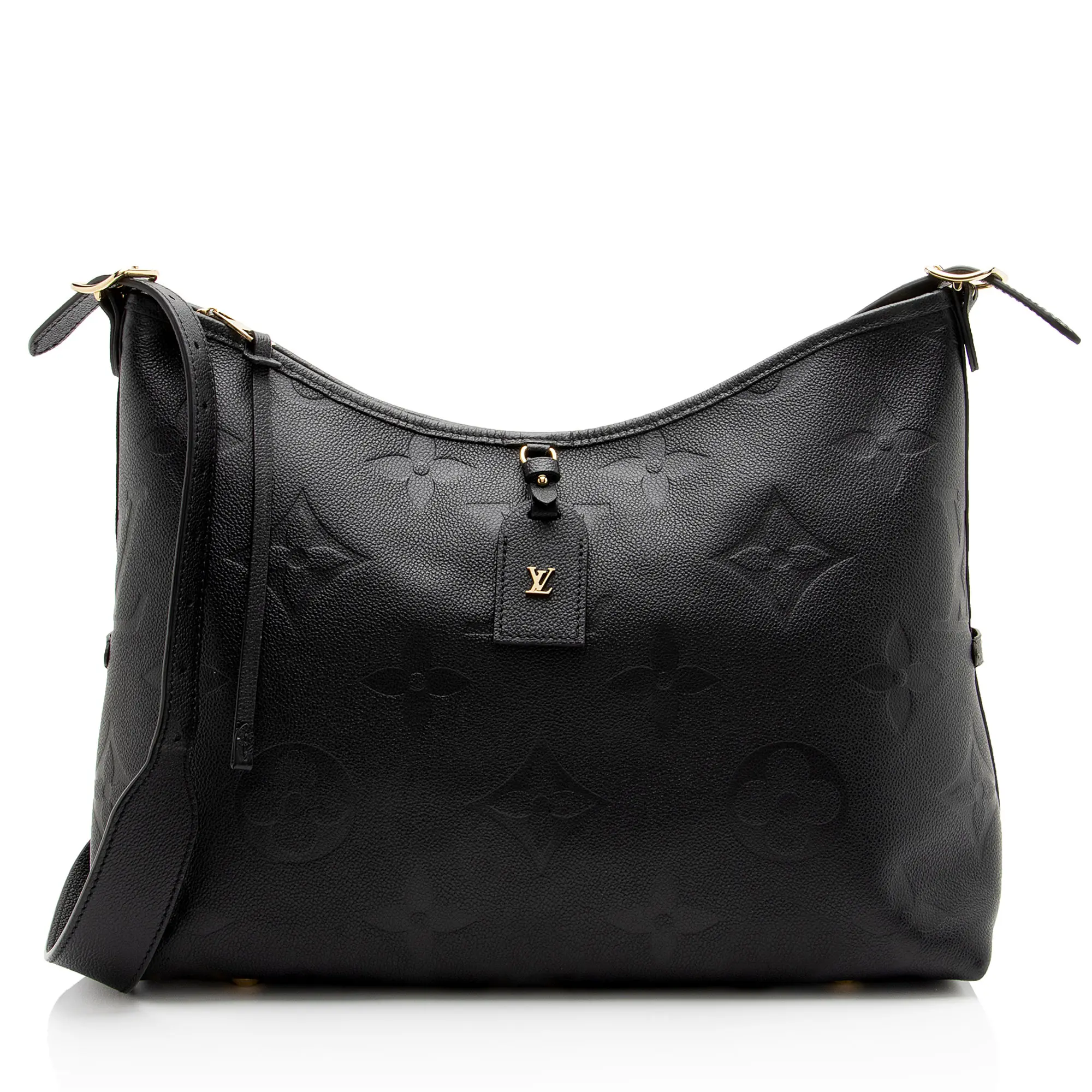 Pre-owned Louis Vuitton Leather Crossbody Bags Giant Monogram Empreinte CarryAll MM Shoulder Bag