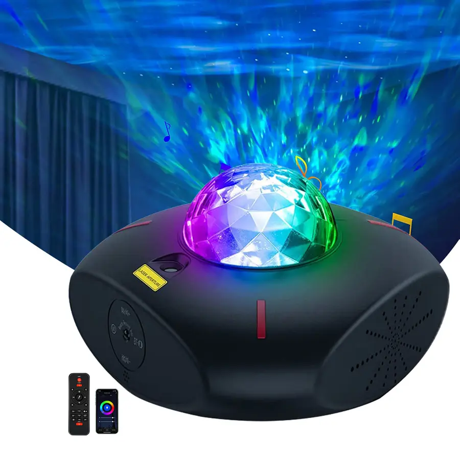 Flower Dance Touch Smart LED Laser Star Projector Lamp Lights Wifi Galaxy Nebula Night Light for Kids Room with 16 Million Colors & Voice Control