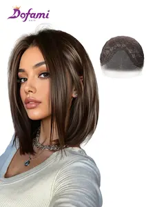 13x4 Lace Front Beginner Friendly Wig Light Parting Bob Cut Short Straight Hair Full Head Set Versatile Fashion Style Suitable for Daily Wear Straight Wigs Lace Frontal Wig