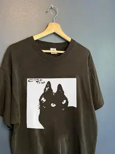 Vintage cocteau twin cat aesthetic Inpsired Tee, y2k tee