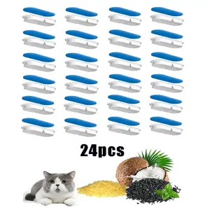 Cat Water Fountain Filter, 24pcs/set Replacement Filters for Various Pet Cat Water Fountains, Pet Feeding Supplies