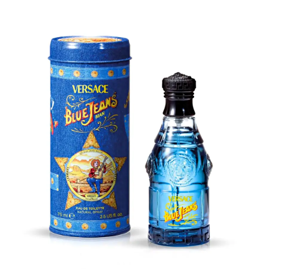 Versace Blue Jeans Eau De Toilette Spray for Men 2.5 oz / 75 mL