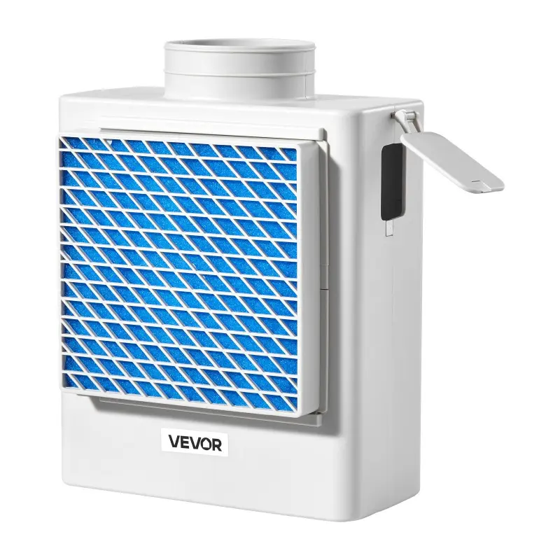 【DealsForYouDays】VEVOR 3-in-1 Indoor Dryer Vent Kit,Premium ABS Material Fits 4 inch Exhaust Port, Smart Overheating Reminder Exhaust Hood & Easy-to-Detach Mesh Cap & Multi-layer Purification with 4 Replacement PadsSummervibes