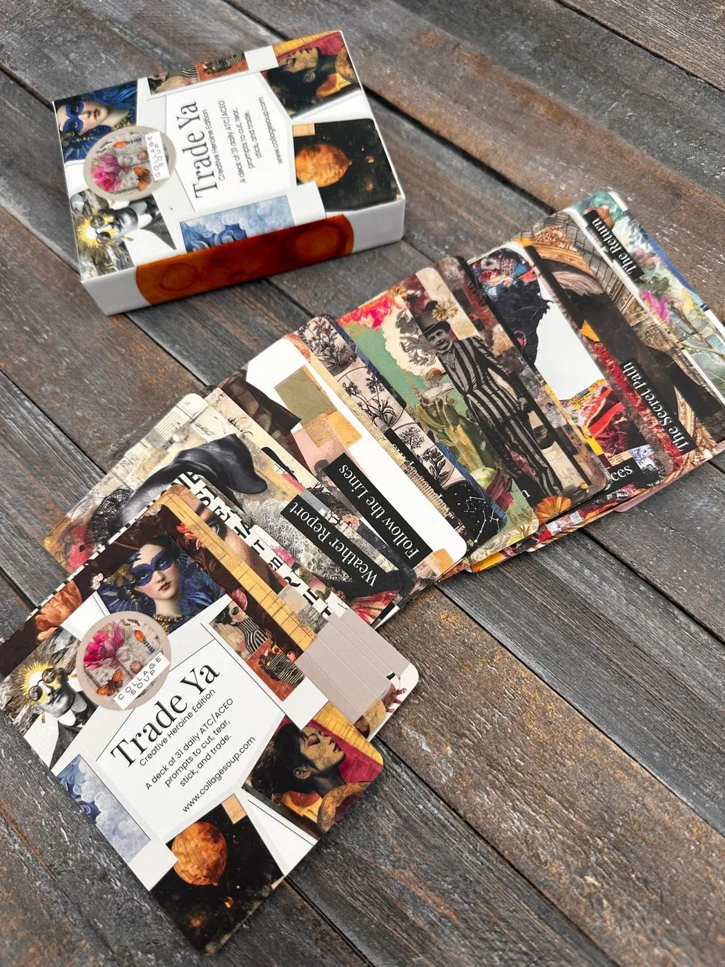 Trade Ya! Deck Daily Creative Ritual Collage Scraps