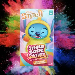 Happy Haul Disney Stitch Snow Cone Swirl Vinyl-Face Plush Blind Box 5" Collectible Clip-On Plush Toy Short-Run Drop