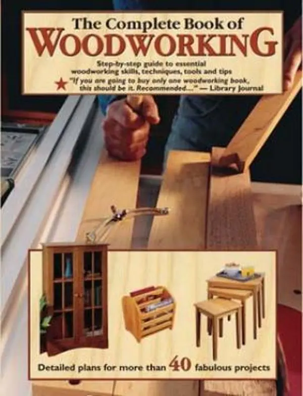 USED Book - The Complete Book of Woodworking: Step-By-Step Guide to Essential Woodworking Skills, Techniques, Tools and Tips by Carpenter, Tom (Paperback) - english