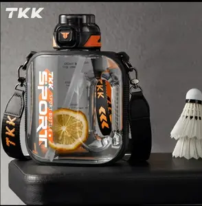 1L Large Sports Water Bottle with Handle & Straw – Leakproof, BPA-Free Gym Jug for Fitness & Outdoor Use