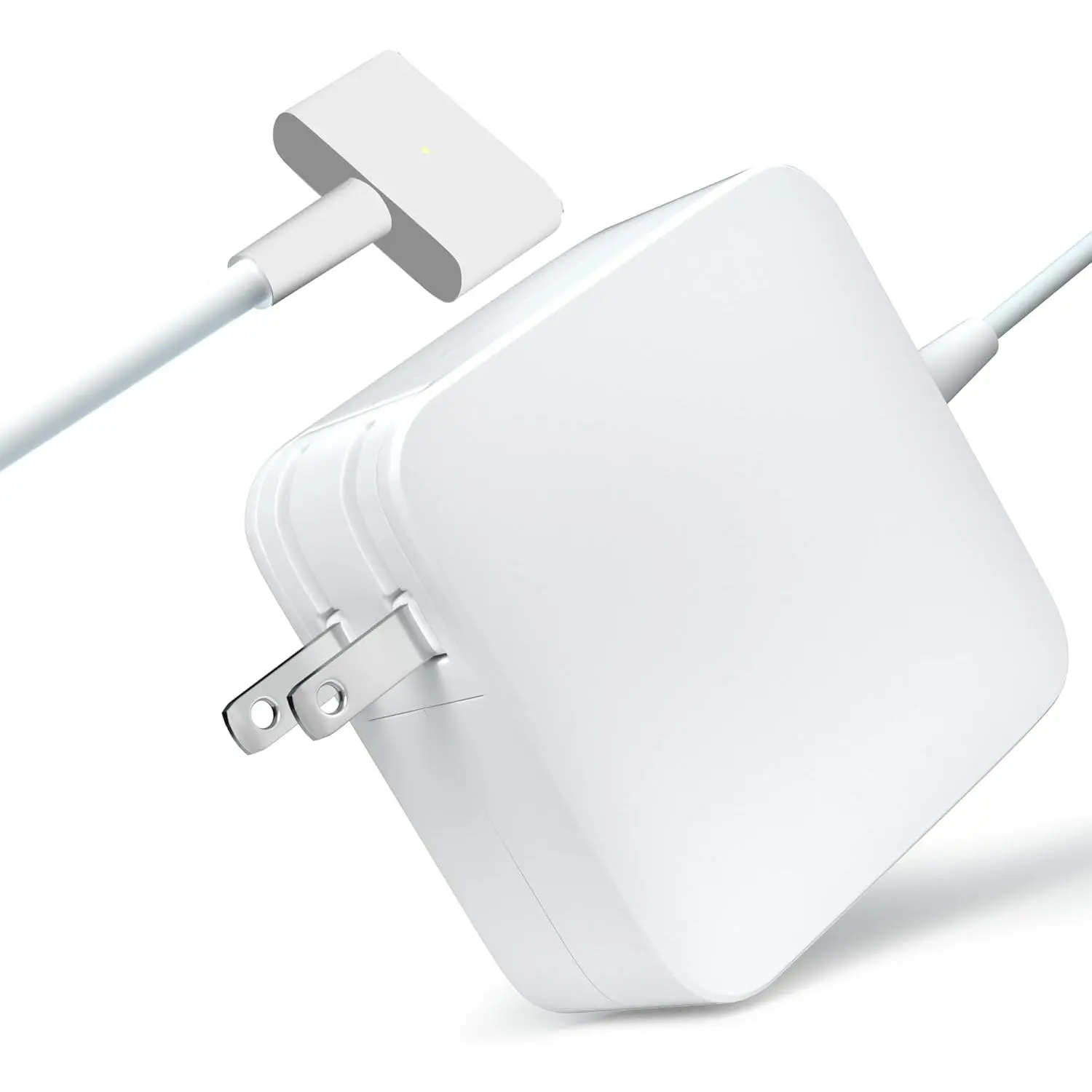 45W Fast T-Tip Power Adapter for MacBook Air 11-Inch & 13-Inch Retina Laptops (Mid 2012+), Magnetic Plug, Secure Fit, Compact Folded Design, Durable Cord, Easy-Carry for Travel Users, LED Charging Light, Harmless Disconnection