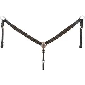 Braided Leather Breast Collar
