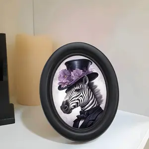 Vintage Style Zebra Wall Art Wooden Decorative Plaque, Handmade Photo Transfer, Home Kitchen Decoration, Halloween Christmas Thanksgiving