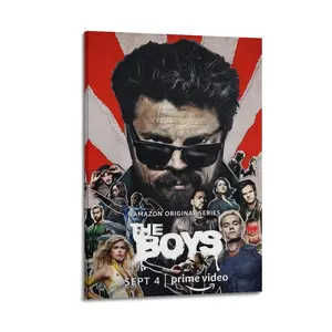 The Boys Poster for Bedroom Aesthetic Canvas Wall Art Living Room Posters Painting Picture Print Modern Family Decor Artist Bathroom Poster Artistic