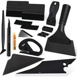 Window Tint Kit 15 count Vinyl Wrap Tools Kit  Glass Protective Film Installing Tool Included  Tool Kit, Plastic Scraper, Safety Film , Utility  with