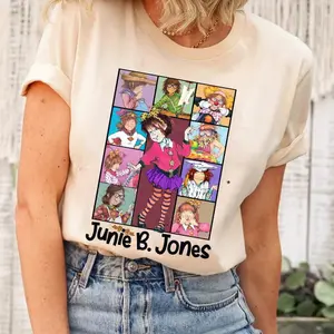 Comfort Colors Cute Junie B Jones Teacher Eras T-shirt, Children's Book shirt, Kindergarten tee, Junie B Jones T-shirt, Back to School Tees