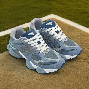 Men's Retro Chunky Sneakers Y2K Athletic Running Shoes Breathable Mesh Walking Footwear
