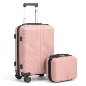 【MothersDayGift】Ubesgoo Suitcase Set 2 Piece Luggage Set Carry On Travel Luggage Non-TSA Lock Spinner Wheels Lightweight Luggage Set for Tarvel