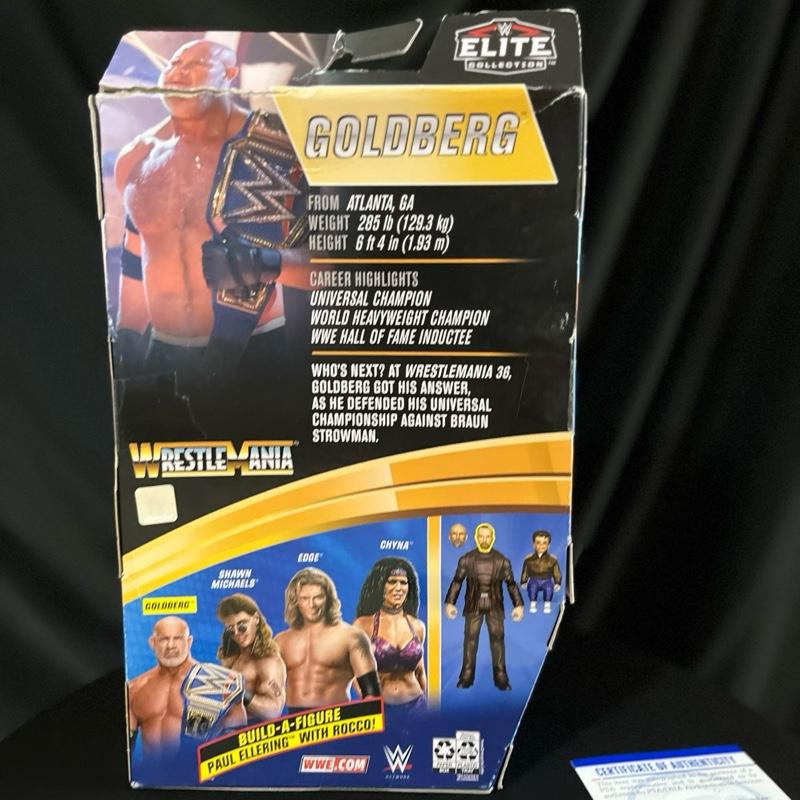 Goldberg Signed WWE Wrestlmania Action Figure