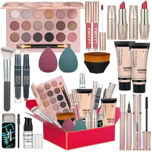 Makeup Kit for Women Full Kit Makeup Sets for teens Makeup Gift Set for Women Girls All in One Makeup Kit Include 18 Color Eyeshadow Palette Foundation & Face Gift Set Cosmetic Mascara Water Proof Smooth