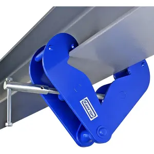 Beam Clamp 11000LB/5Ton,for Lifting & Rigging, 3.-12.6Inch Beam Flange Width I-Beam Lifting Clamp Lifting with Hoist for Construction,Industrial,Home and