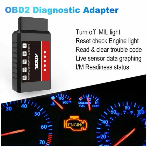 Ancel   Bluetooth ELM327 OBD2 Car Scanner Diagnostic Fault Code Reader Tool for Android