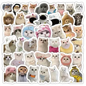 103pcs Realistic Cat Stickers Set, Cute Animal Decals for Journal Decoration, Adorable Pet Themed Decorative Sticker Pack