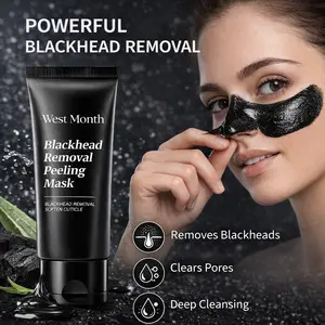 Viral TikTok Blackhead Peel Off Mask, Deep Cleansing & Instant Blackhead Removal, Shrink Pores for Oily & Acne-Prone Skin