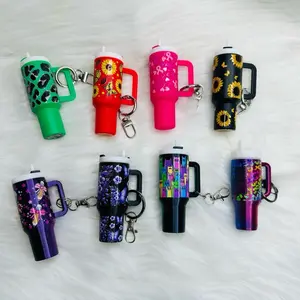 3D Printed Tumbler Chapstick Keychains || stocking stuffers gift