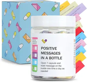 Positive Messages in a Bottle, Daily Affirmations for Women, Relaxing Gifts For Women Men,Stress Relief Get Well Soon,Encouragement/Inspirational Gifts.