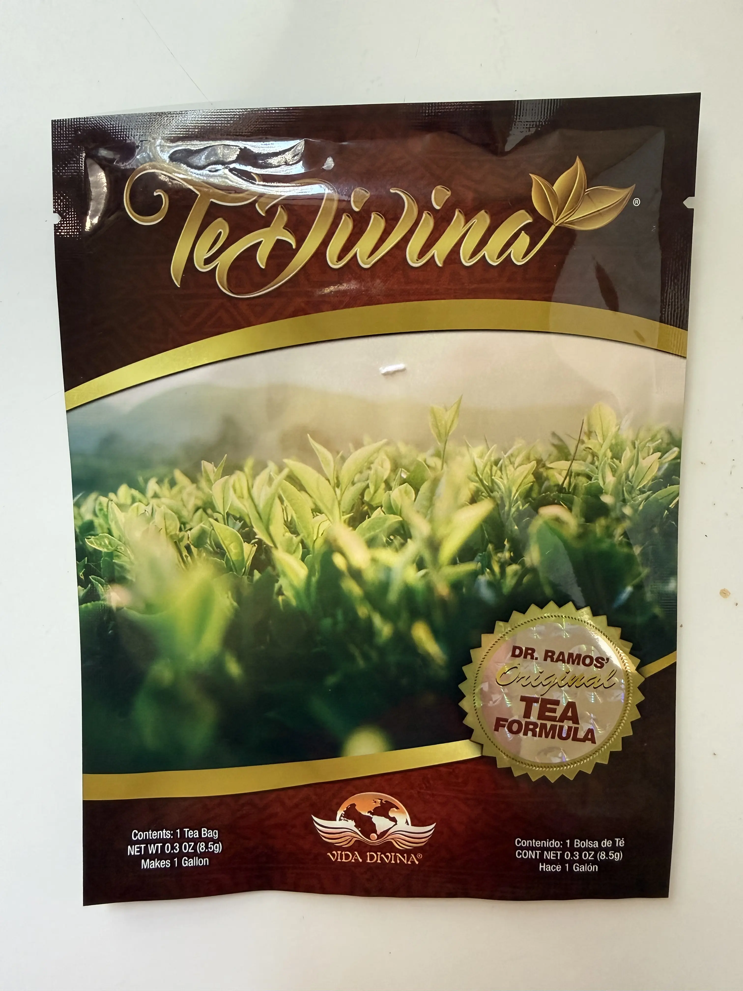 te divina Orijinal Premiun te de Hierbas 2 semanas no contiene cafeína
