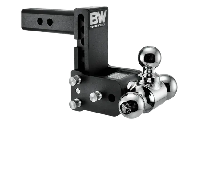 B&W Trailer Hitches Tow & Stow Model 8 Adjustable Trailer Hitch 2" Receiver Class IV - 10,000 lb GTW - TS10048B