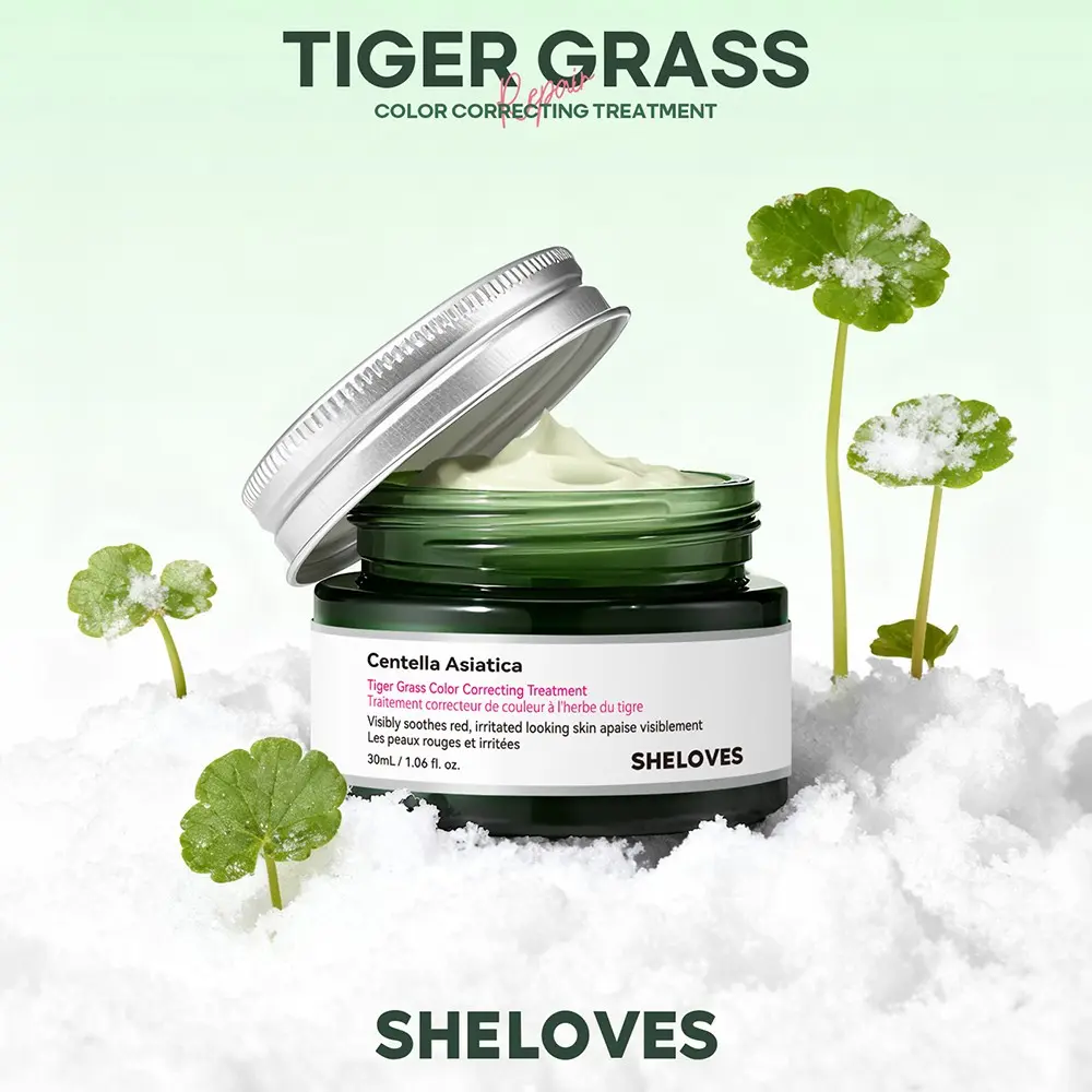 1PCS Sheloves Centella Asiatica Soothing Repair Essence Calming Hydration And Moisturizing Cream Repair Redness Skin Centella Asiatica Base Face Cream for Women's Gifts Repairing