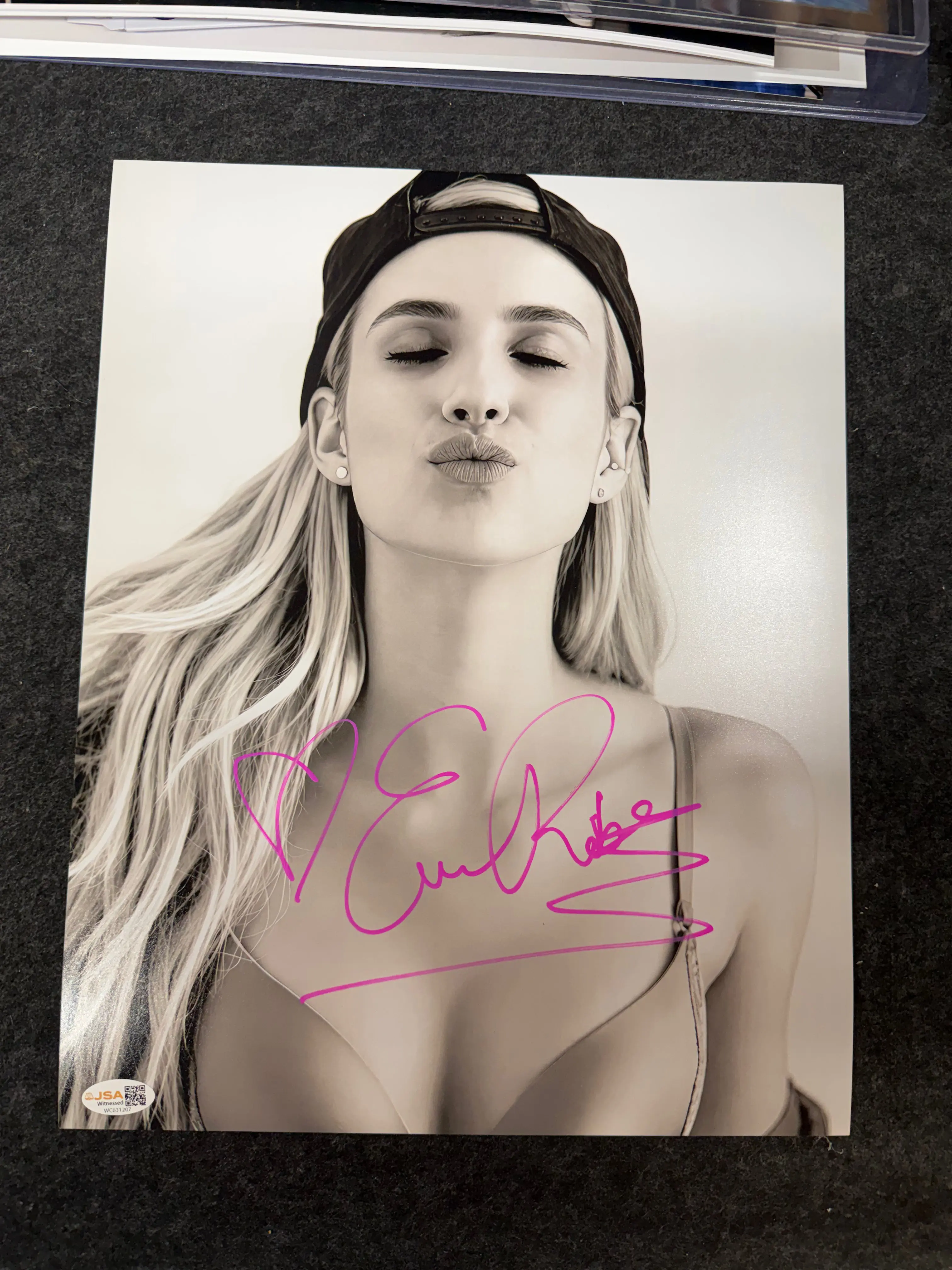 Emma Roberts Signed 11x14 Photo – Autographed - JSA Witnessed COA
