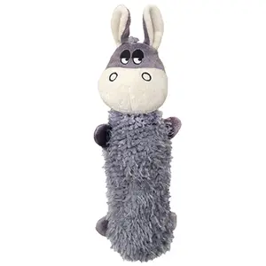 212 MAIN Interactive Chew Debbie Donkey Dog Water Bottle Toy, 11 in.