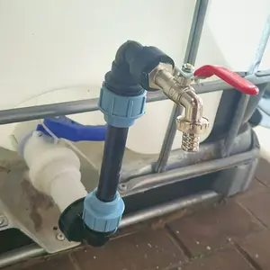 Universal Ibc Pallet Adapter Set, Zinc Alloy Faucet Connector with Pe Interface, Garden Water Hose Kit, All-Season Use, Durable Rustproof Corrosion Resistant