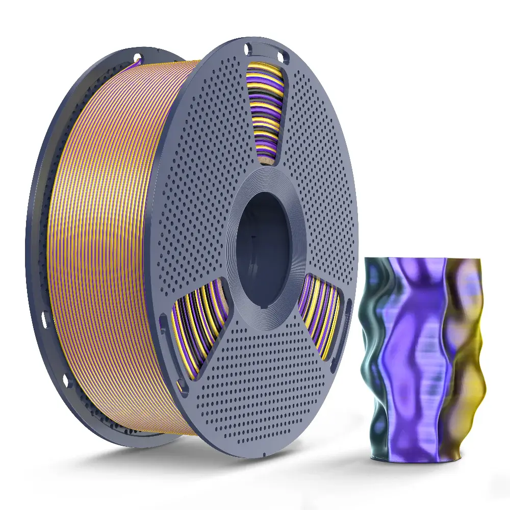 Tri-Color | Black+Gold+Purple