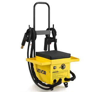 fathersdaygift VEVOR 4.5KW Professional Stud Welder Dent Repair Kit with 2 Welding Guns 6 Modes, All in One Dent Repair Workstation with Extended Handle, Padded Seat and Accessory Tray