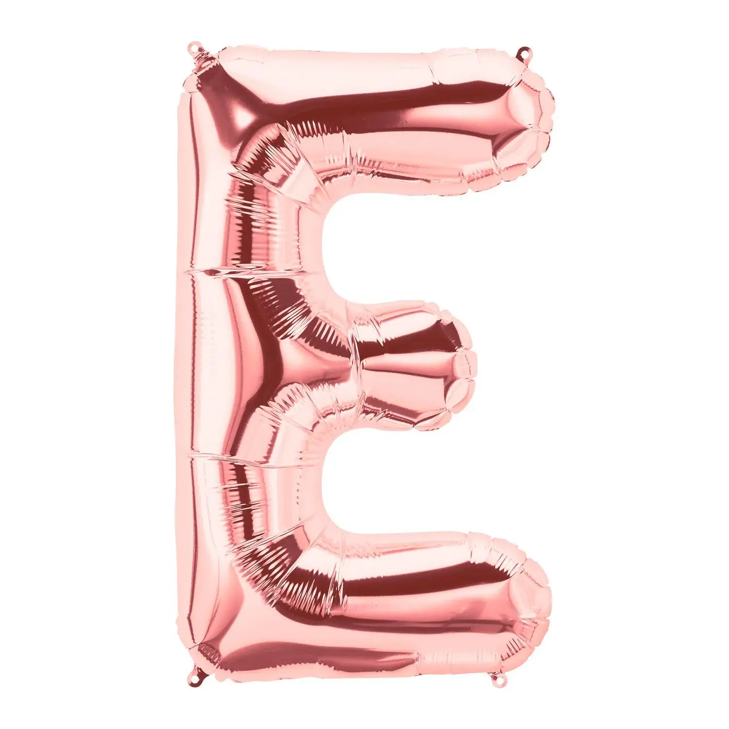 E-Shaped Rose Gold Letter 34" Mylar Balloon