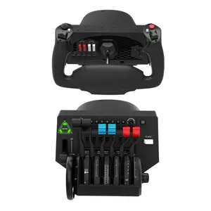 Honeycomb Alpha Flight Controls Yoke with Honeycomb Aeronautical Bravo Throttle Quadrant Bundle