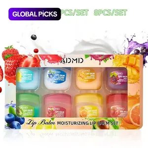 Fruity Lip Balm Variety Pack, Beeswax Night Lip Balms, Colorless, Moisturizing & Nourishing Lip Care Set, Portable, Compact & Convenient, Easy to Carry, Cute Appearance, Perfect for Party, Graduation & Wedding Gifts #GLOBAL PICKS