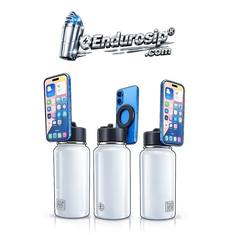 EnduroSip® 32 oz MagSafe-Compatible Phone Holder Insulated Water Bottle