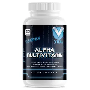 Vital Euphoric Alpha Multivitamin - Daily Nutritional Support with B Vitamins Vitamin C Zinc & Vitamin D for Energy Boost & Immune Health - 60 Capsules - Healthcare