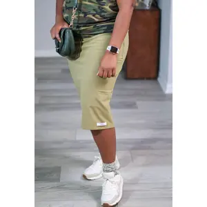 (Runs Small) Soft Stretch Signature Skirt- Last Chance